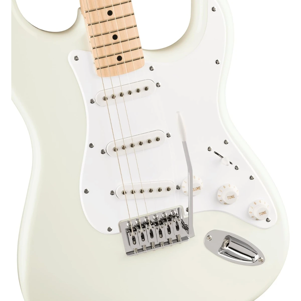 mat top dan guitar dien squier fsr sonic stratocaster mn arctic white