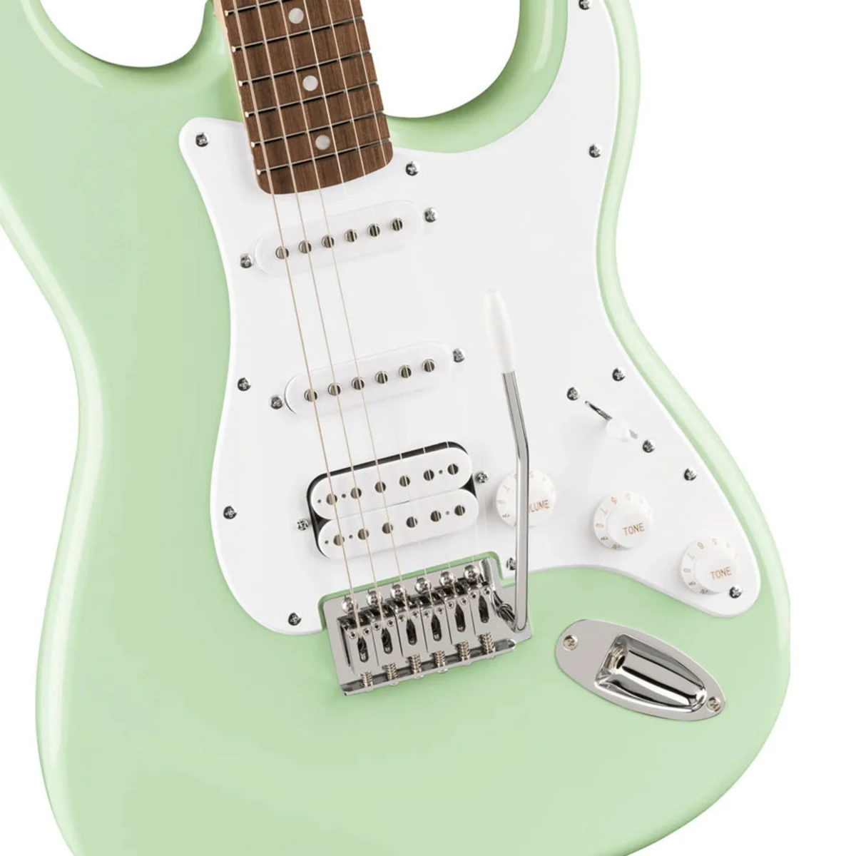 mat truoc dan guitar dien squier fsr sonic strat hss laurel surf green 0373200557