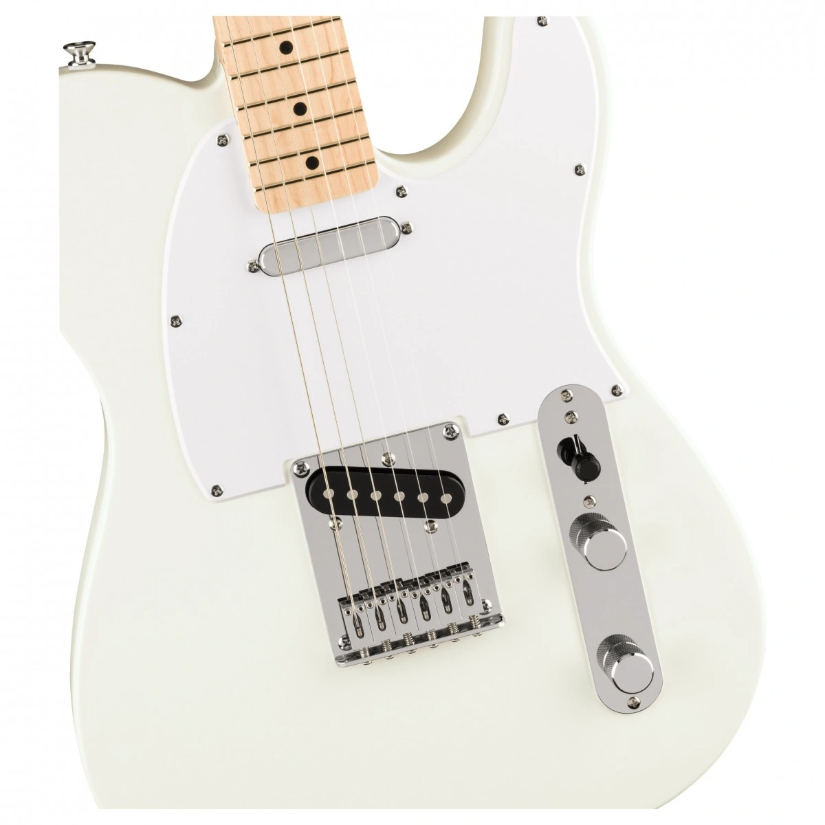 mat truoc dan guitar dien squier sonic telecaster mn arctic white 0373452580