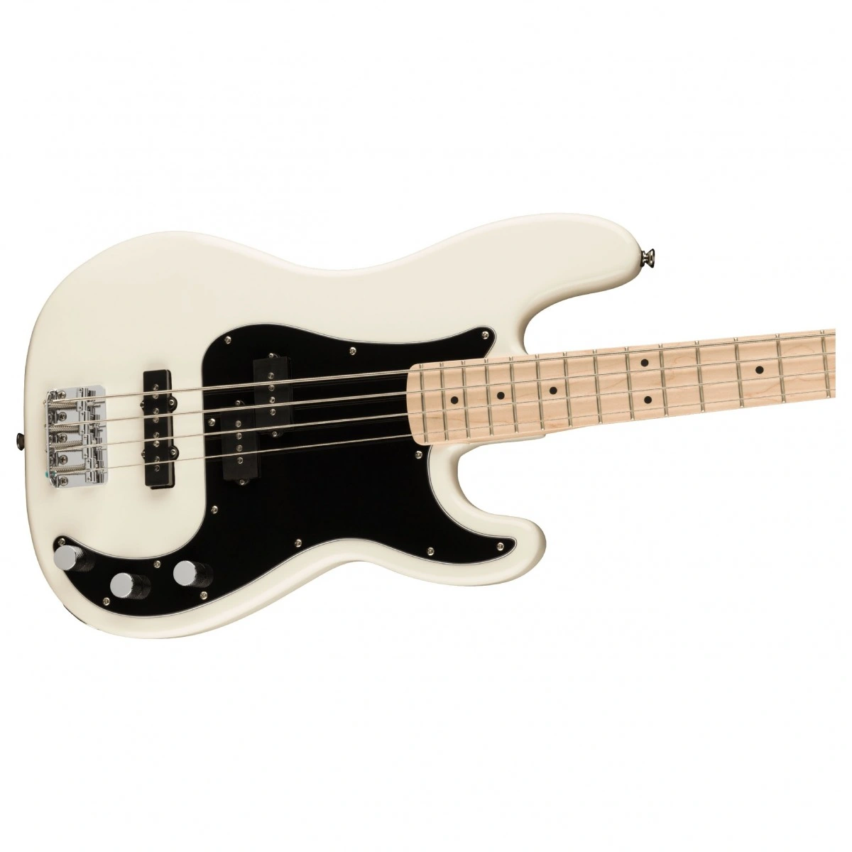 than dan guitar bass squier affinity precision bass pj olympic white 0378553505