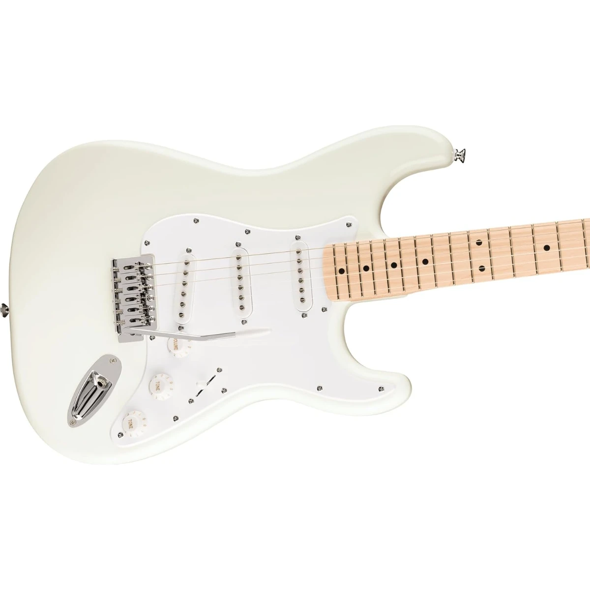 than dan guitar dien squier fsr sonic stratocaster mn arctic white