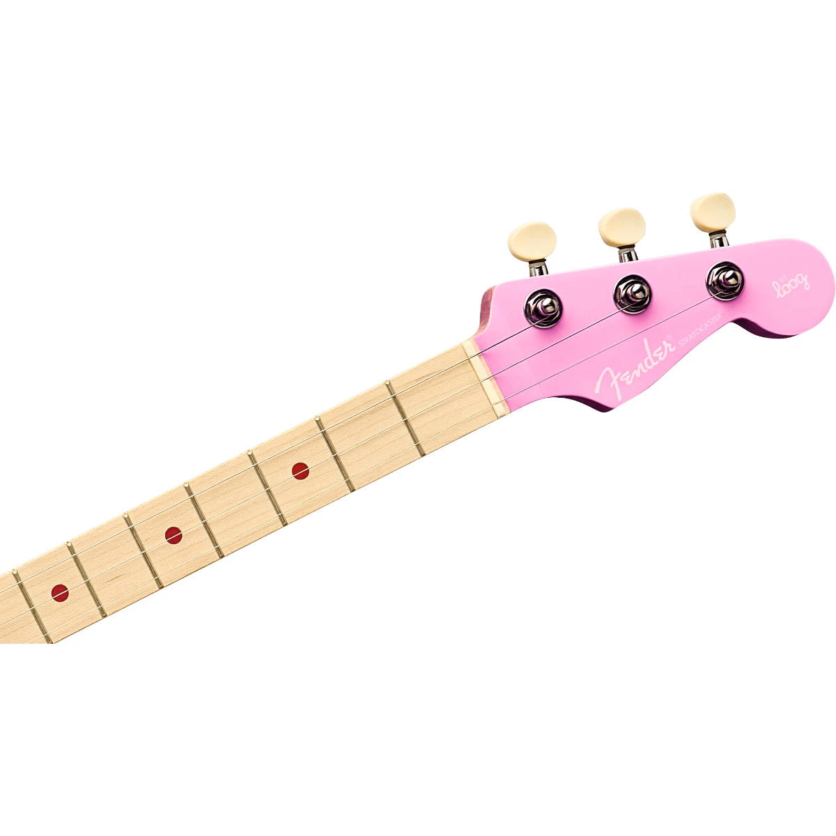 can dan guitar dien 3 day cho tre em fender x loog x hello kitty stratocaster