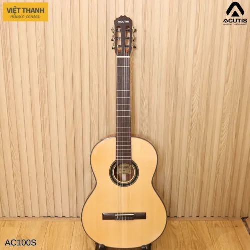 Đàn Guitar Classic Acutis AC100S gỗ nguyên tấm, âm thanh vượt trội