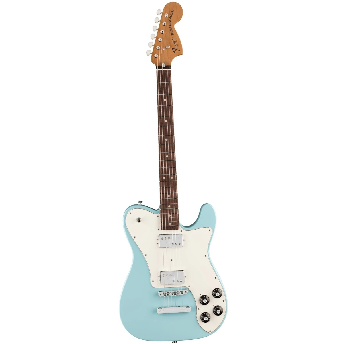 dan guitar dien fender kingfish delta day telecaster deluxe daphne blue