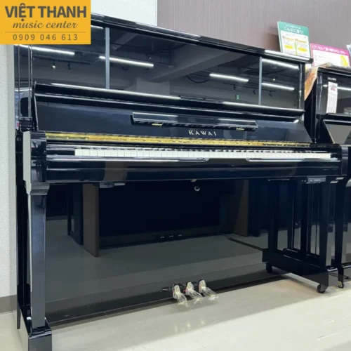 Đàn piano cơ Kawai XO-2 cũ, màu đen, cao 125cm