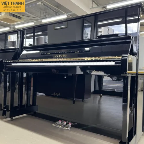 Đàn piano cơ Yamaha HQ90SXG cũ, màu đen, dùng tốt