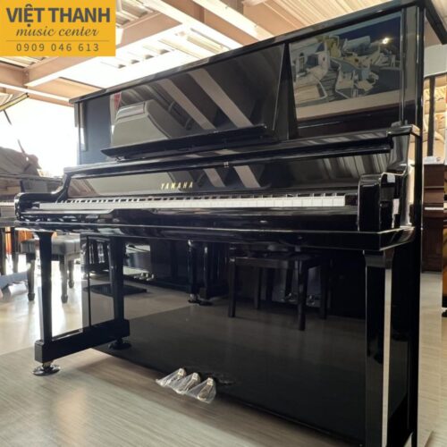 Đàn piano cơ Yamaha UX10A cũ, màu đen, cao 121cm
