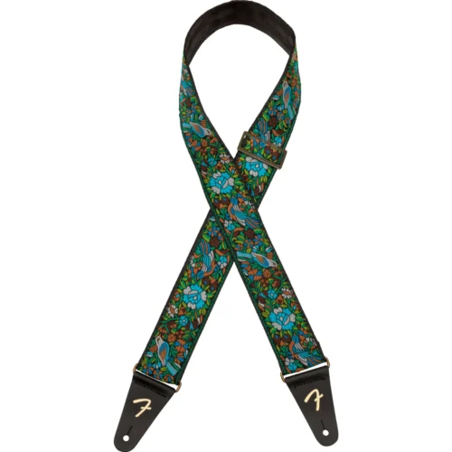 Dây đeo đàn guitar Fender Mosaic Jacquard, Green