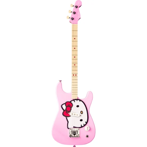 Đàn guitar điện 3 dây cho trẻ em Fender® x Loog® x Hello Kitty® Stratocaster® (Children’s Guitar)
