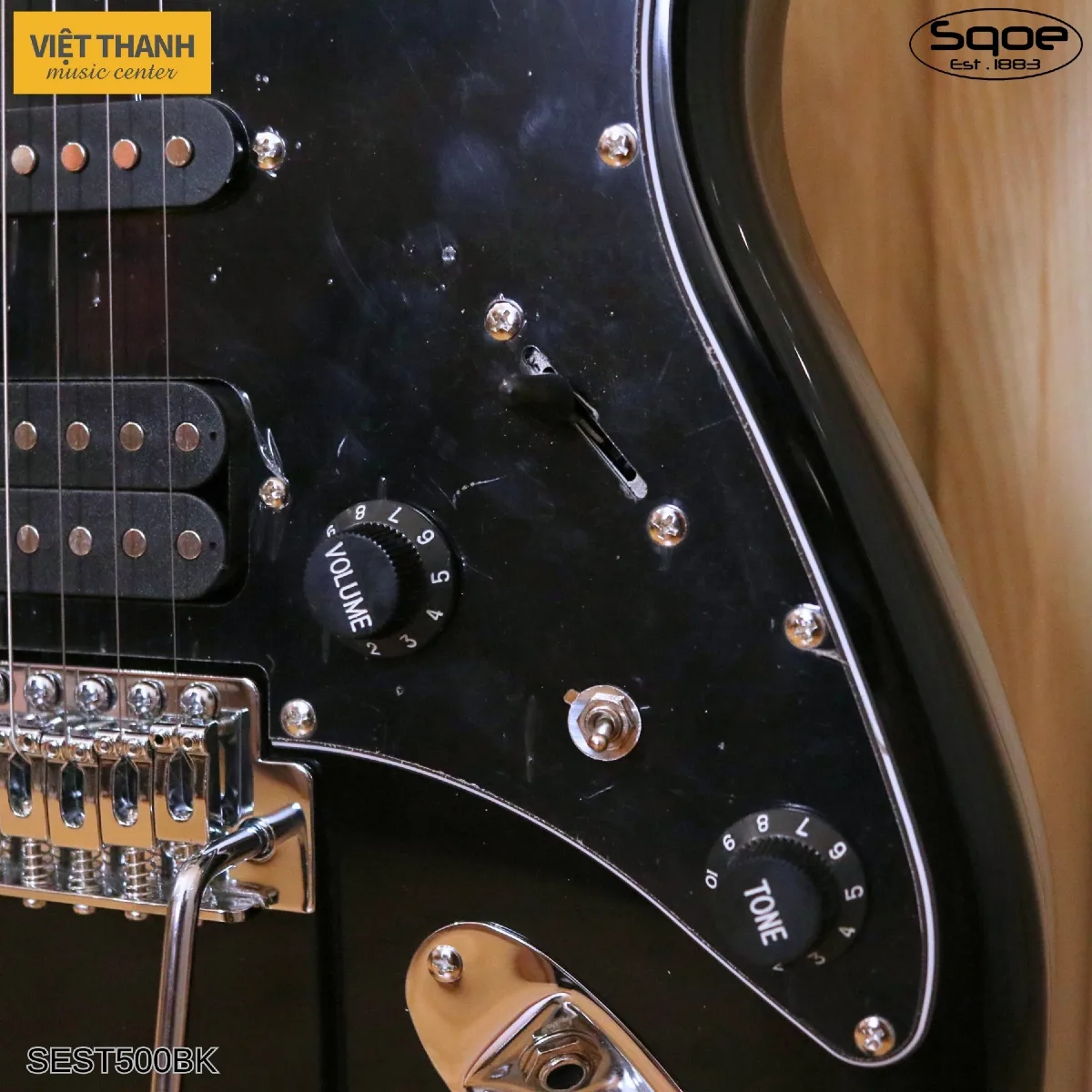 he thong dieu khien dan guitar dien sqoe sest500 bk