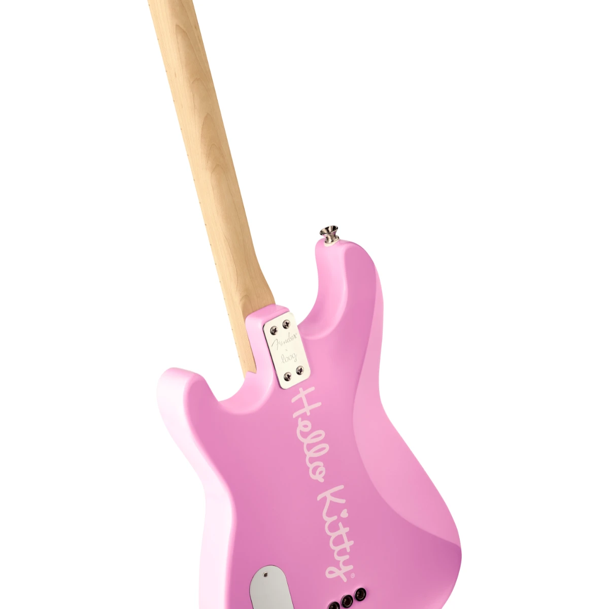 mat sau dan guitar dien 3 day cho tre em fender x loog x hello kitty stratocaster