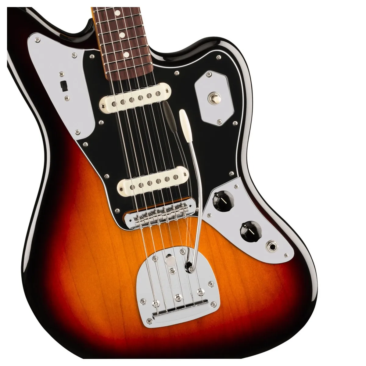 mat truoc dan guitar dien fender american professional classic jaguar 3 color sunburst