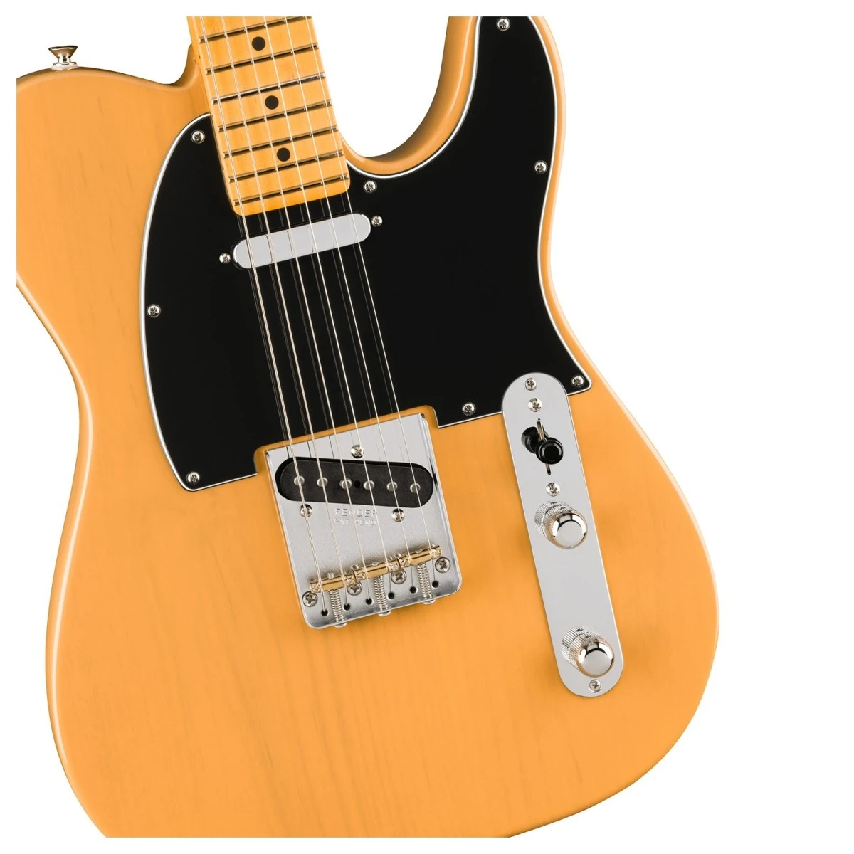mat truoc dan guitar dien fender american professional classic telecaster butterscotch blonde