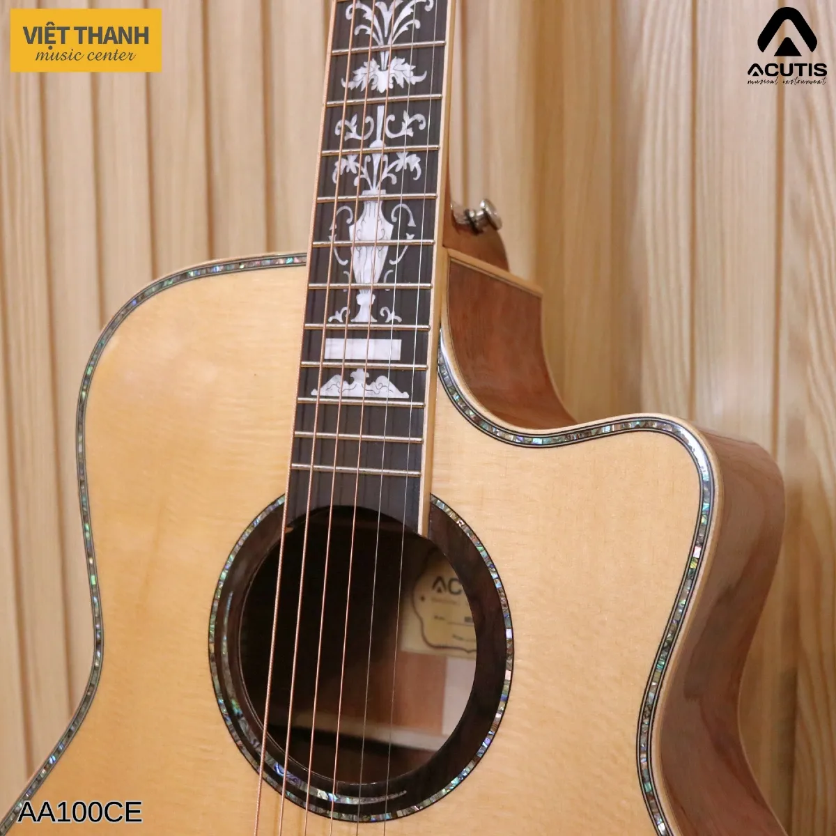 thung dan guitar acutis aa100ce