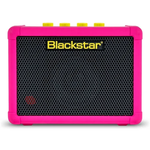 Ampli guitar bass Blackstar Fly 3 Bass Neon Pink nhỏ gọn, dùng pin hoặc nguồn DC