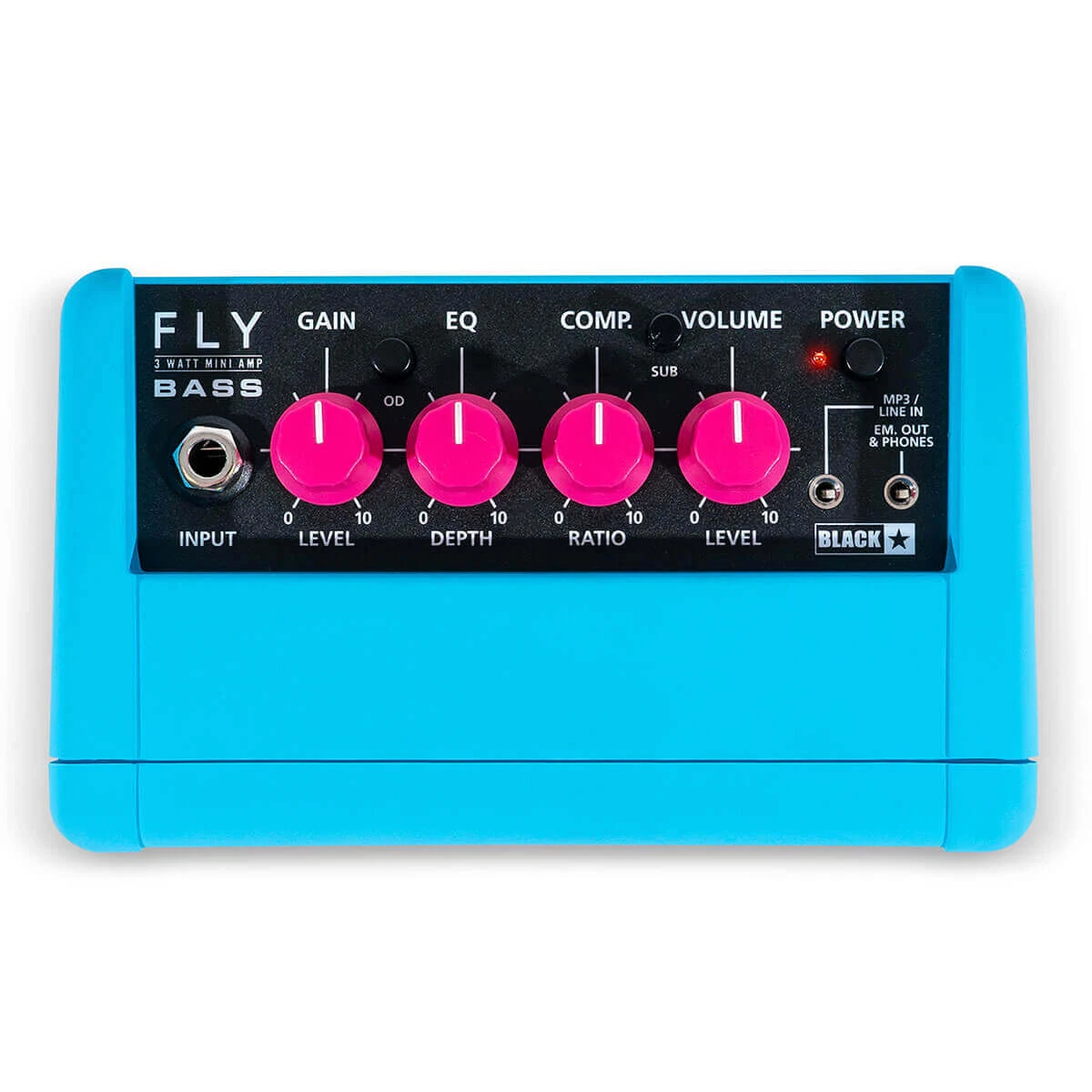 bang dieu khien ampli blackstar fly 3 bass neon blue