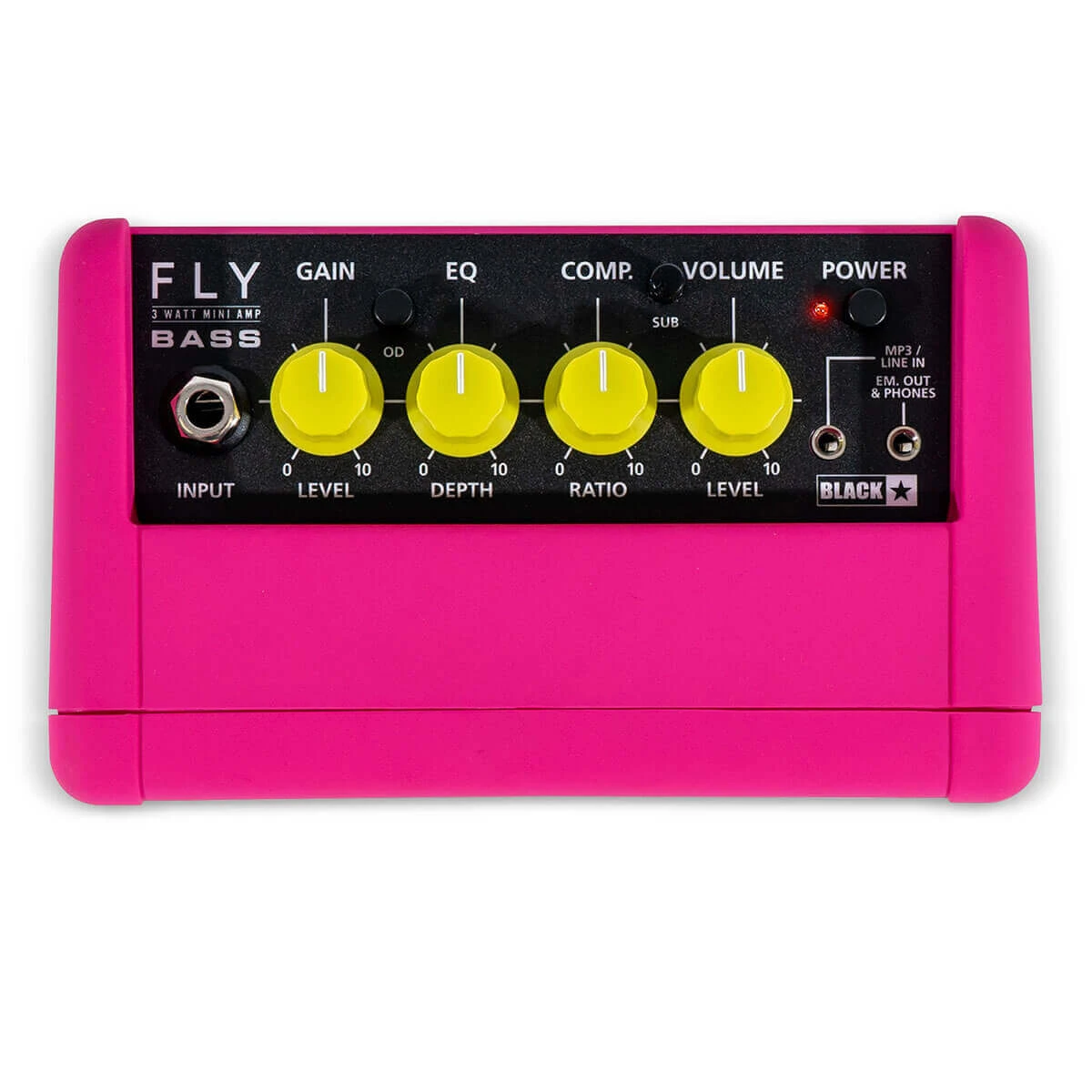 bang dieu khien ampli guitar bass blackstar fly 3 bass neon pink