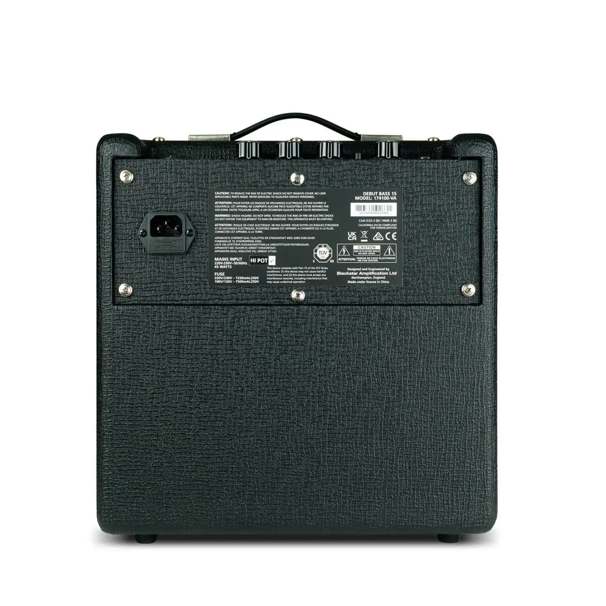 mat sau ampli guitar bass blackstar debut bass 15