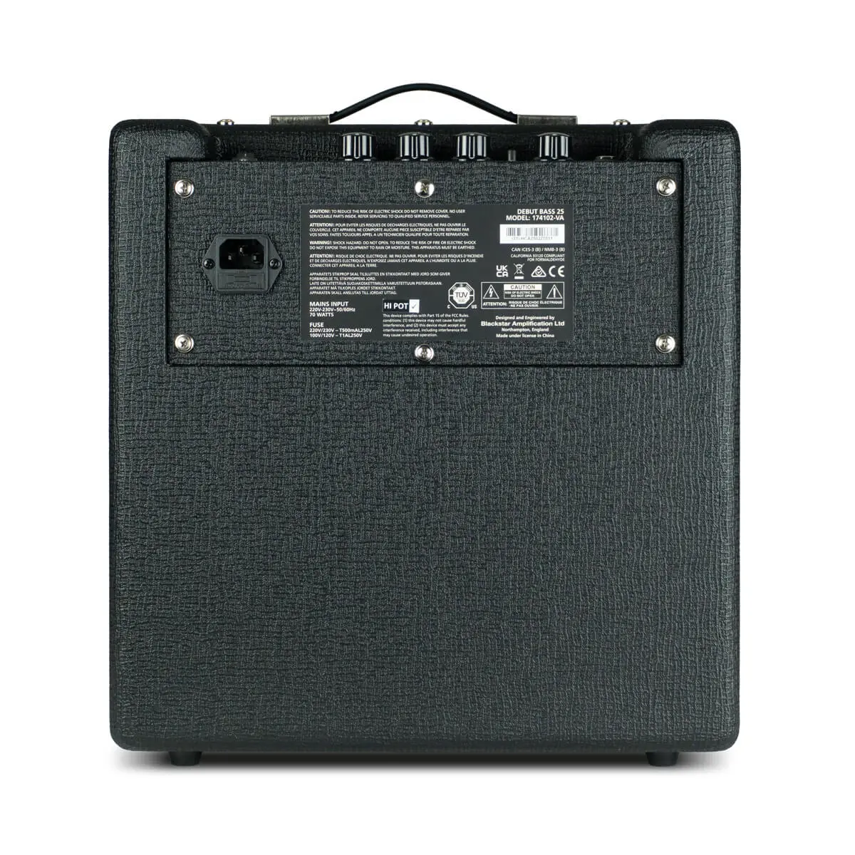 mat sau ampli guitar bass blackstar debut bass 25