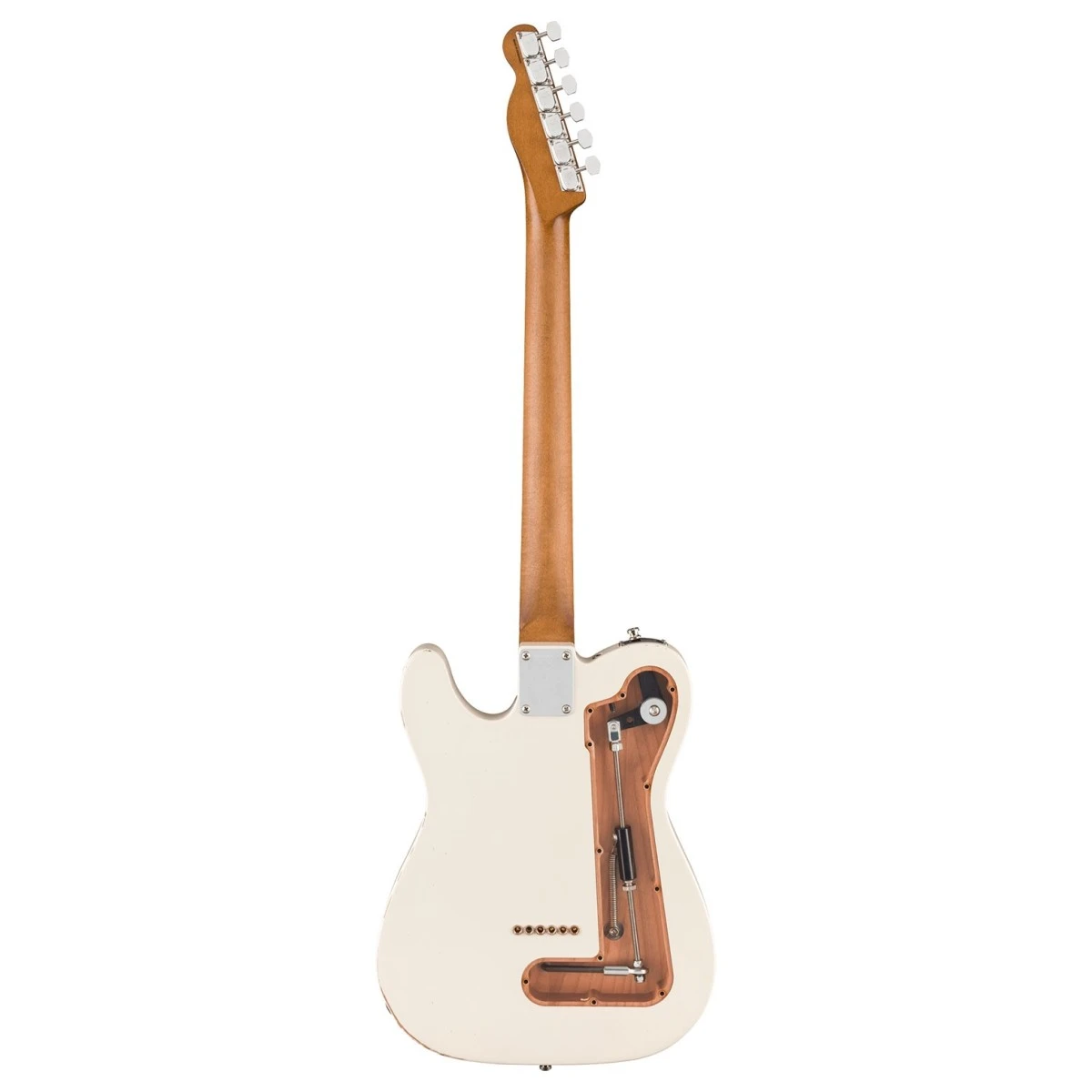 mat sau dan guitar dien fender john osborne telecaster olympic white