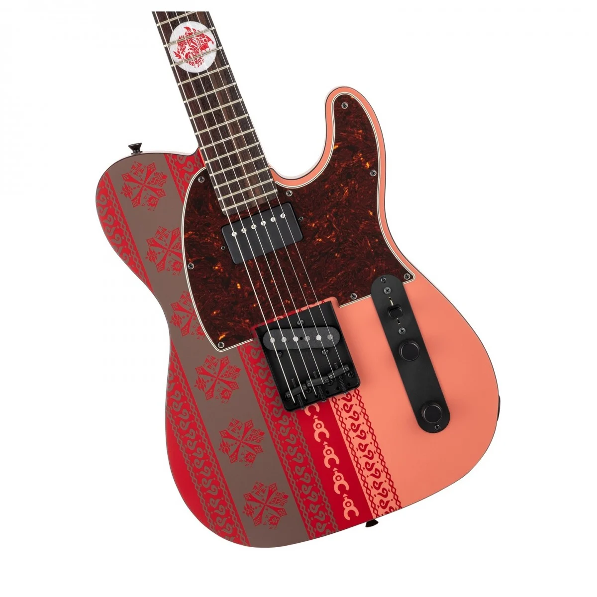 than dan guitar dien fender monster hunter rathalos telecaster rosewood fingerboard rathalos red
