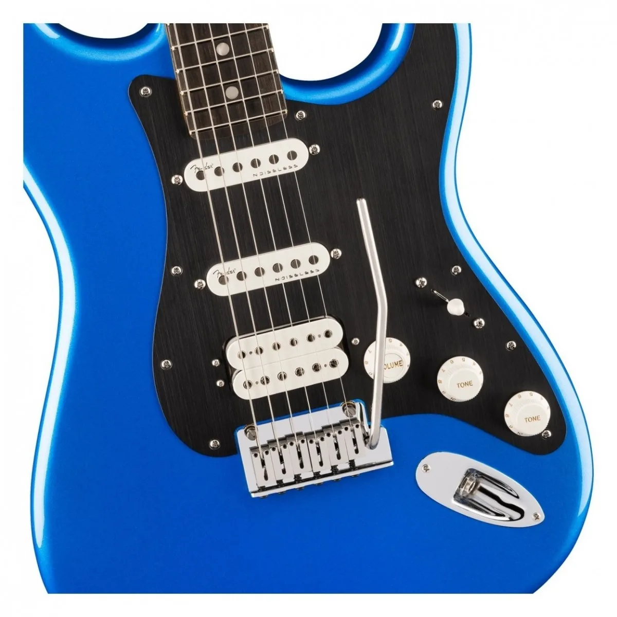 than guitar dien fender american ultra ii stratocaster hss noble blue
