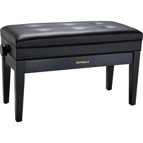 Ghế đàn piano đôi Roland RPB-D400PE có ngăn chứa đồ, có thể điều chỉnh độ cao