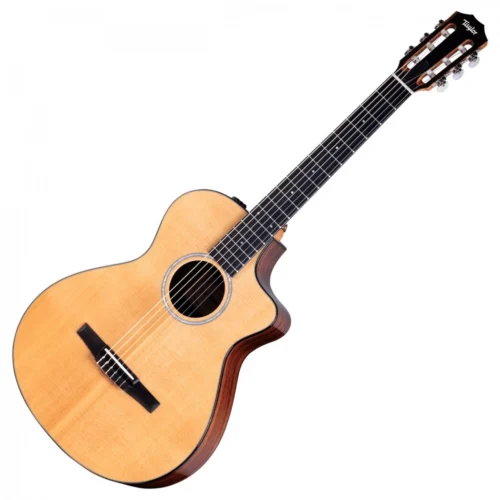Đàn guitar classic Taylor 212ce-N Plus cao cấp, thùng khuyết, trang bị Pickup
