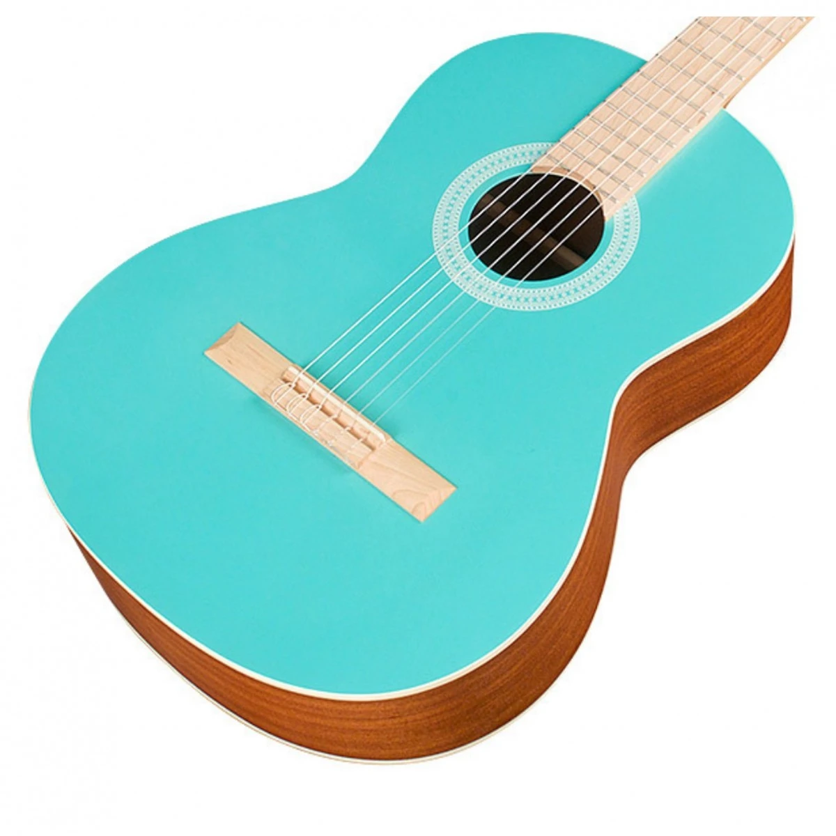 mat top dan guitar cordoba c1 matiz aqua