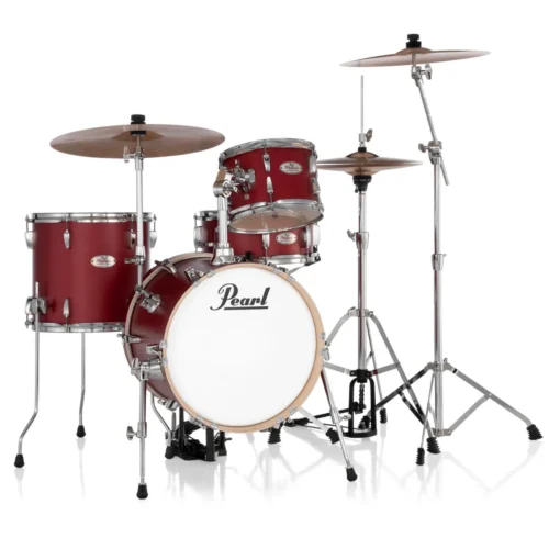 Bộ trống jazz Pearl Midtown MT564/C747 nhỏ gọn, màu Matte Red