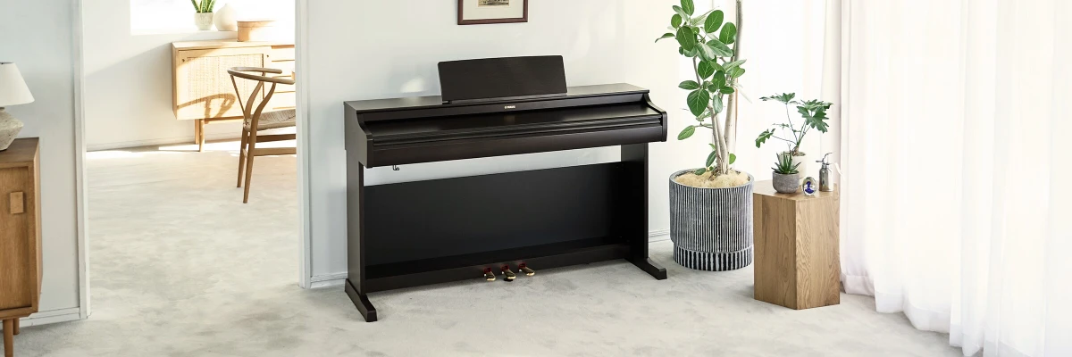 dan piano dien yamaha ydp 166 thiet ke sang trong