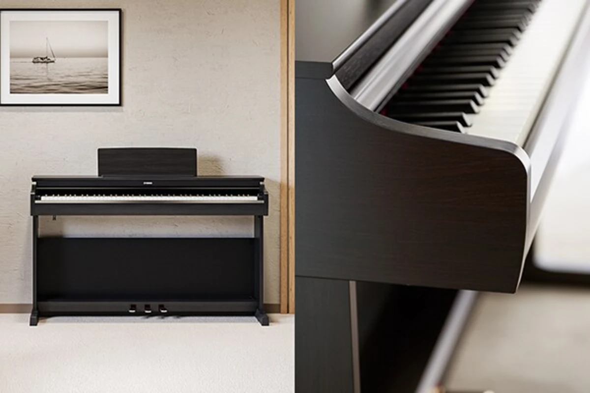 dan piano dien yamaha ydp 166 thiet ke tinh te