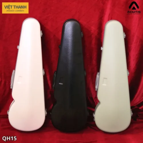 Hộp đựng đàn violin Acutis QH15 cao cấp, chất liệu nhựa ABS cứng cáp, chống va đập tốt