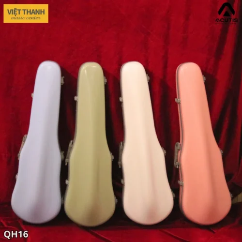 Hộp đựng đàn violin cao cấp Acutis QH16, chất liệu nhựa ABS cứng cáp, chống va đập tốt