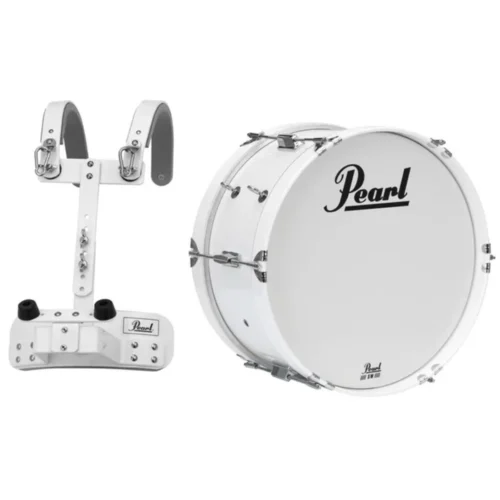 Trống bass Pearl MJB1408/CXN33 Marching Junior kích cỡ 14×8″ kèm đai đeo