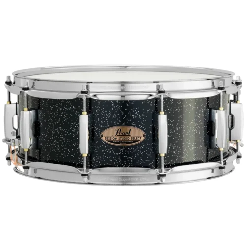 Trống snare Pearl Session Studio Select STS1455S/C316, 14X5.5″, Black Halo Glitter