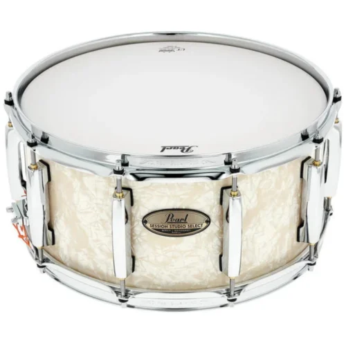 Trống snare Pearl Session Studio Select STS1465S/C405, 14X6.5, màu Nicotine White Marine Pearl