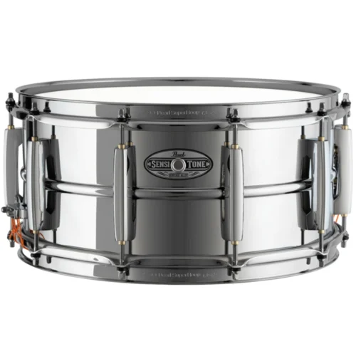 Trống snare vỏ thép Pearl Sensitone Heritage Alloy Steel STH1465S, kích thước 14″X6.5″