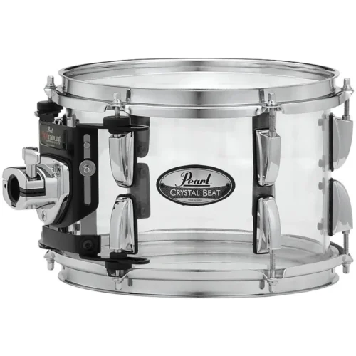 Trống tom Pearl Crystal Beat CRB1007T/C730, 10 inch, Ultra Clear