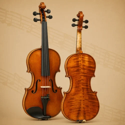 Đàn Violin Gliga GAMA P-V012, size 1/2, handmade in Romania