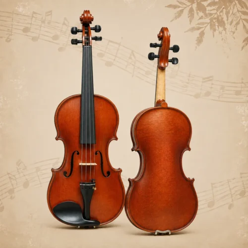 Đàn Violin Gliga GEMS II I-V044-B, size 4/4, One-Piece back, handmade in Romania