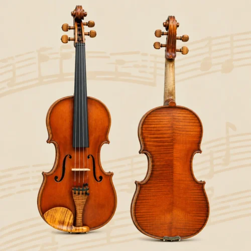 Đàn violin Gliga Gloria II IG-V034-A, size 3/4, Antique, handmade Romania