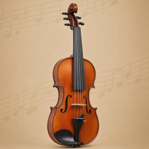 Đàn violin Master Gliga Vasile M-V044-5, size 4/4, 5 dây, handmade in Romania