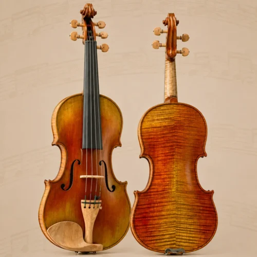 Đàn violin Master Gliga Vasile MA-V044-A, size 4/4, handmade in Romania, Copy of Amati ‘1572’