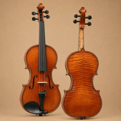 Đàn violin Special Master Gliga Vasile M-V044-V, size 4/4, handmade in Romania