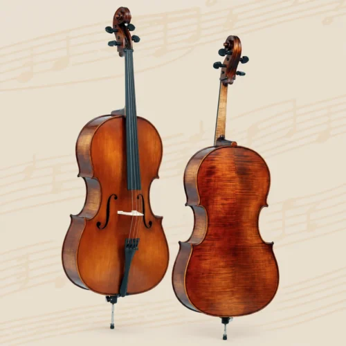 Đàn Cello Gliga Gama P-C044-A, size 4/4, Antique, hanmade in Romania