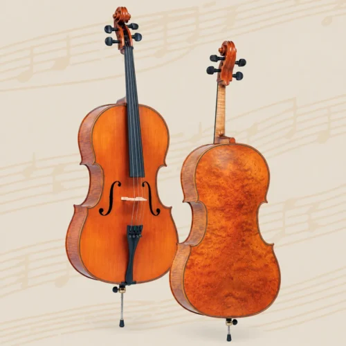 Đàn Cello Master Gliga Vasile Special M-C044-BO, size 4/4, Bird’s Eye, One Piece Back