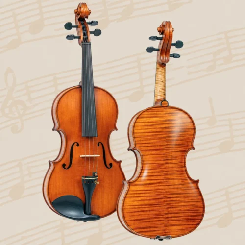 Đàn Viola Gliga Gama P-V15-O, size 15” (38 cm), One Piece Back, handmade in Romania
