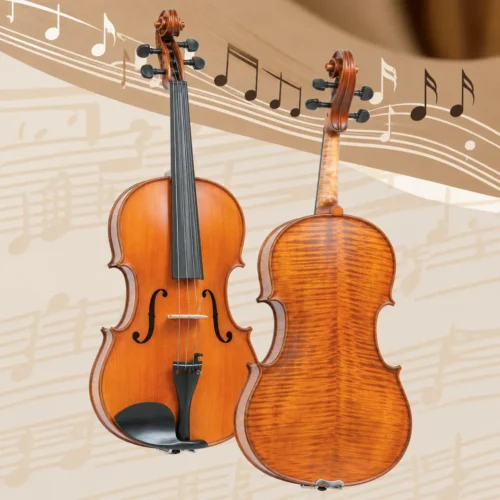 Đàn Viola Gliga Gama P-V175, size 17,5” (44,5 cm), handmade in Romania