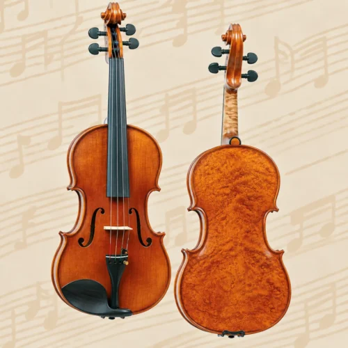 Đàn Viola Master Gliga Vasile M-V16-OB, size 16” (40,5 cm), Bird’s Eye One Piece Back